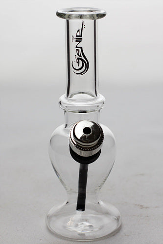 5" Genie Miniature glass water bong in a display case- - One Wholesale