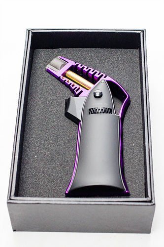 High quality Adjustable Torch Lighter-159-Violet - One Wholesale