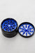 Black Aluminium 4 parts grinder with color acrylic window- - One Wholesale