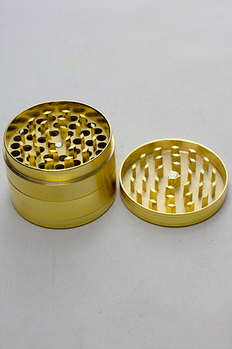 Infyniti Gold 4 parts Tobacco metal grinder in a display case- - One Wholesale