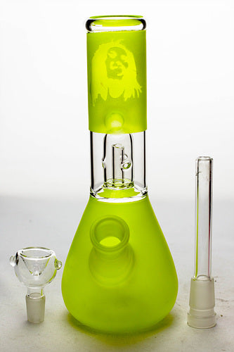 8" single dome percolator beaker water bong- - One Wholesale
