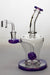 8 in. genie Cubic difussed bubbler with a banger- - One Wholesale