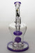 8 in. genie Cubic difussed bubbler with a banger- - One Wholesale