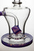 8 in. genie Cubic difussed bubbler with a banger- - One Wholesale