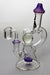 7.5 in. genie glass ball insert bubbler with a banger-Purple - One Wholesale