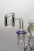 7.5 in. genie glass ball insert bubbler with a banger- - One Wholesale