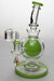 8 in. genie Sphere in a Sphere bubbler-Green - One Wholesale