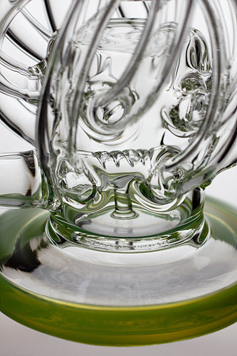 9" twelve tube and inline diffused recyler with banger Bongs ONE