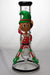 13" Glow in the dark artwork 7 mm glass bong- - One Wholesale