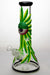 13" Glow in the dark artwork 7 mm glass bong-Eye - One Wholesale