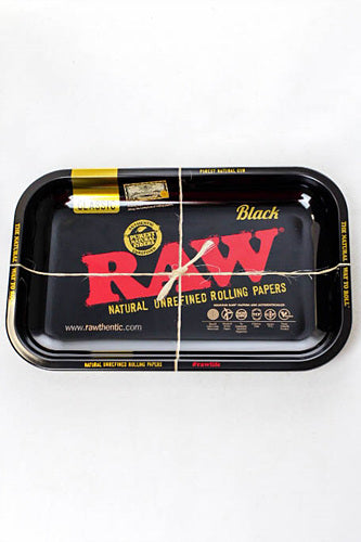 Raw Small size Rolling tray-Black - One Wholesale