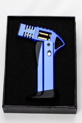 High quality Dual Torch Flame Lighter-Blue-4914 - One Wholesale