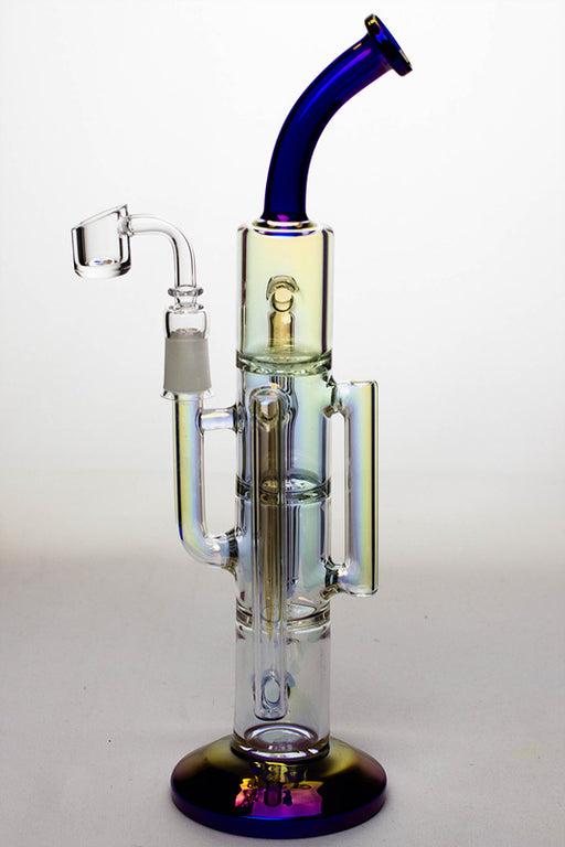 12" Recycled rig with a banger Glass Rig ONE