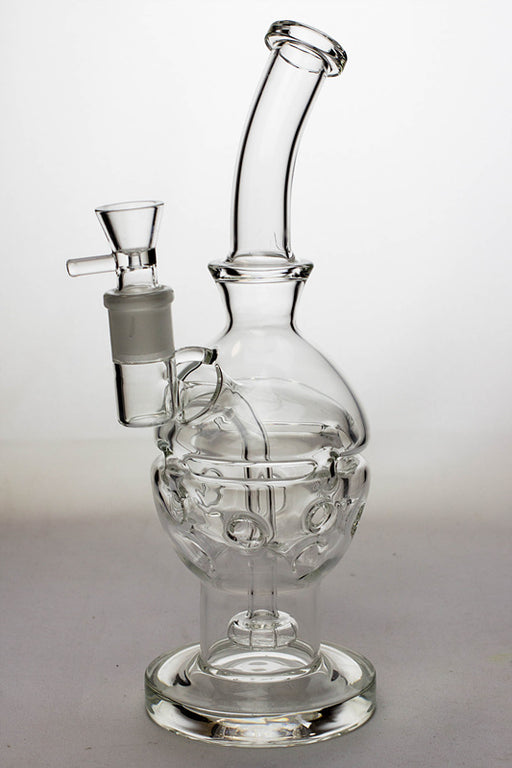 11" Egg recycle rig with shower head diffuser Glass Rig ONE