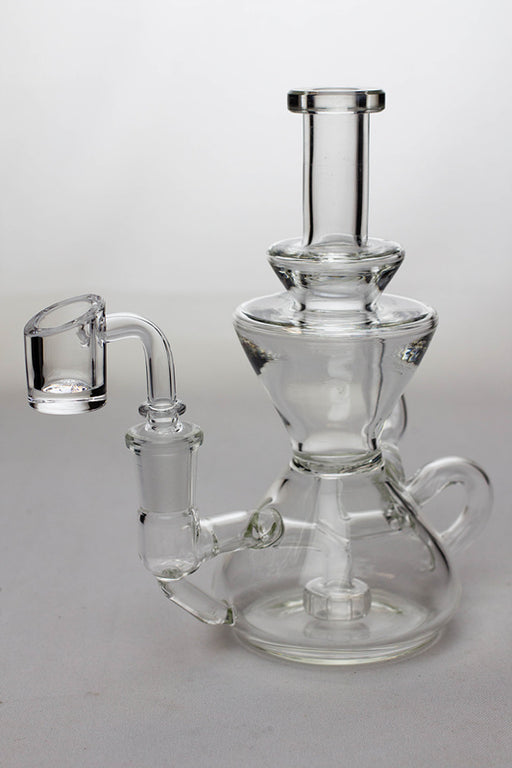 6.5 in. tea pot shape recycled rig Glass Rig ONE