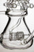11" Inline shower head waffle recycled rig with a banger- - One Wholesale