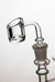 11" Inline shower head waffle recycled rig with a banger- - One Wholesale