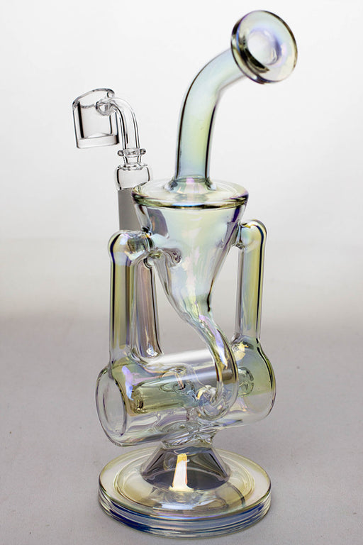9" recycled rig with a banger Glass Rig ONE
