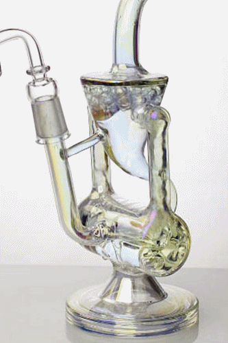 9" recycled rig with a banger- - One Wholesale