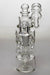 7" Inline diffuser recycled bubbler with a banger- - One Wholesale