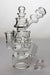 7" Inline diffuser recycled bubbler with a banger- - One Wholesale