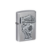 Zippo 49536 Dead Mans Hand Emblem Design Zippo Lighter ONE