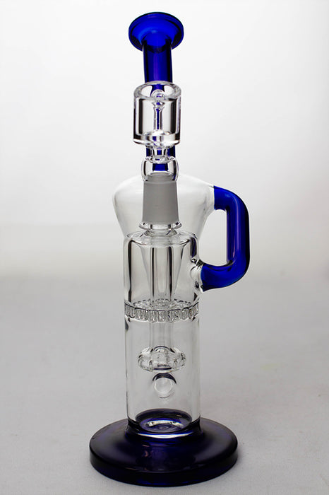 9 in. honeycomb recycled rig with a banger- - One Wholesale