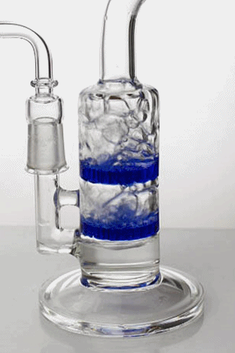 7" dual honeycomb diffuser rig with a banger- - One Wholesale