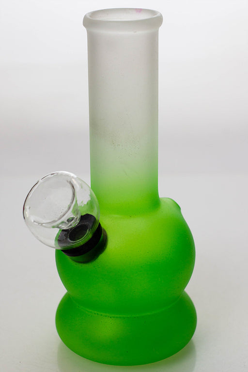 5" Two tone color glass water bong Bongs ONE Green-4995