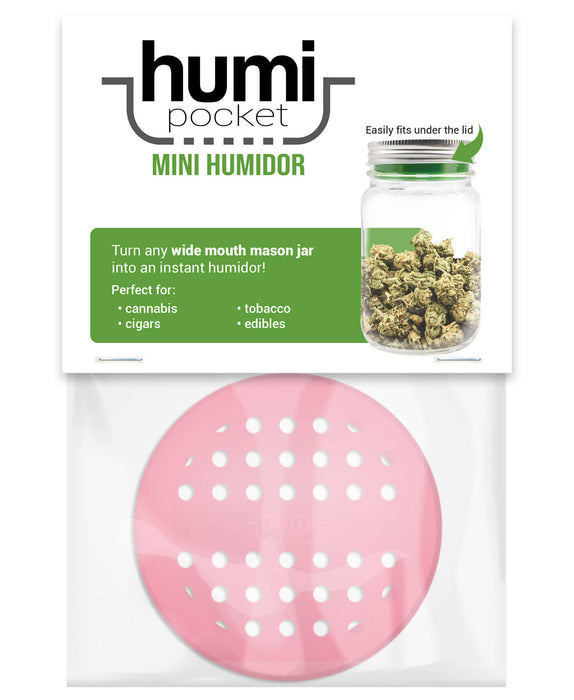 Humi Pocket Mini Humidor-pink - One Wholesale