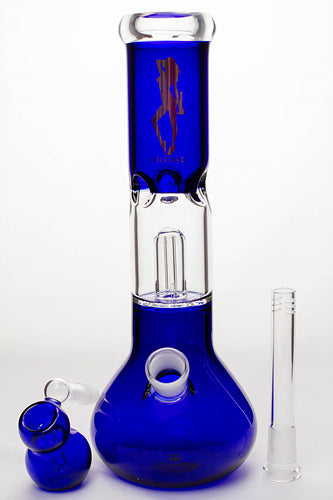 11" Volcano glass water bong with dome percolator- - One Wholesale