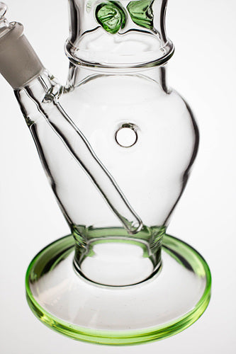 10" glass water pipe - Leaf- - One Wholesale