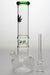 10" round base glass water pipe-Leaf- - One Wholesale