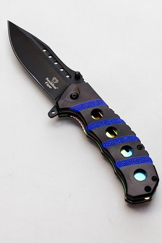 Snake Eye outdoor rescue hunting knife SE5066-Blue - One Wholesale