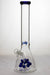 15.5" grape bunch diffuser glass water bong-Blue - One Wholesale