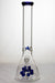 15.5" grape bunch diffuser glass water bong- - One Wholesale