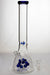 15.5" grape bunch diffuser glass water bong- - One Wholesale