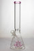 15.5" grape bunch diffuser glass water bong-Pink - One Wholesale