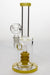 8" triple stacked shower head diffuser bong-Yellow - One Wholesale