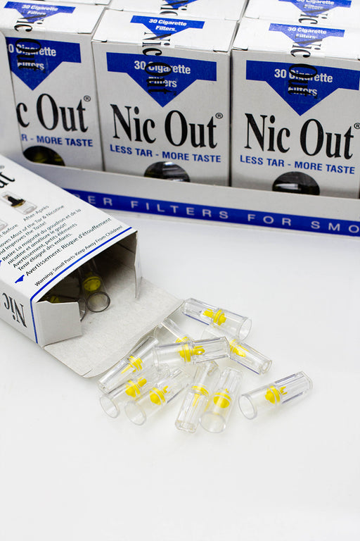 Nic Out 30 Filters (Box)- - One Wholesale