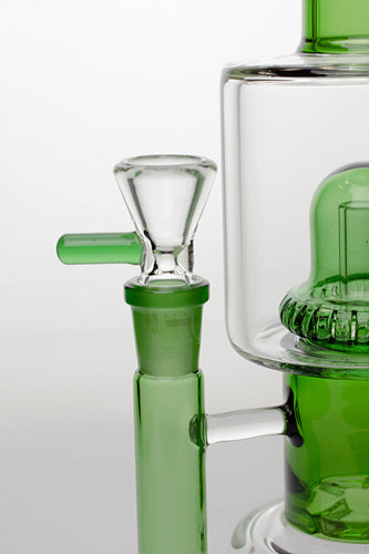 12" infyniti glass showerhead percolator glass bong- - One Wholesale