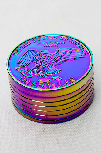 US One dollar metal grinder in display- - One Wholesale