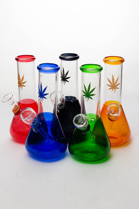 6" mini beaker glass water bong Glass Bong ONE