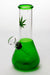 6" mini beaker glass water  bong-Green - One Wholesale