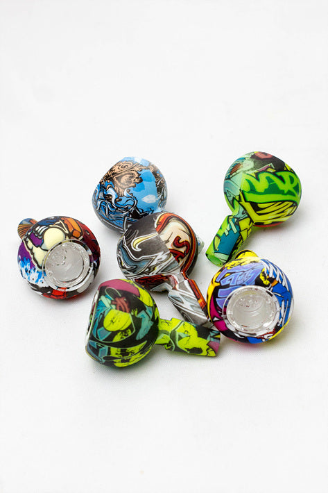 Silicone bowl with multi-hole glass bowl Bowl · Popper ONE