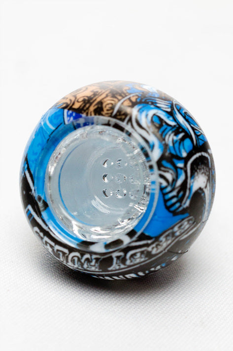 Silicone bowl with multi-hole glass bowl Bowl · Popper ONE