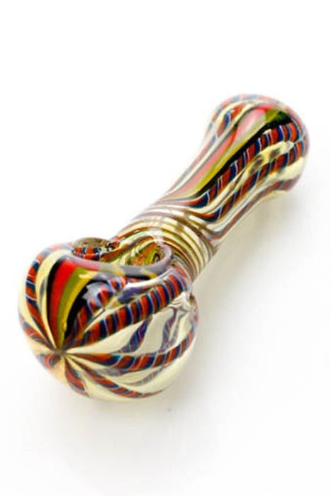 3.5" soft glass 5207 hand pipe- - One Wholesale