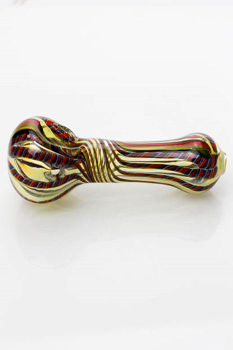 3.5" soft glass 5207 hand pipe- - One Wholesale