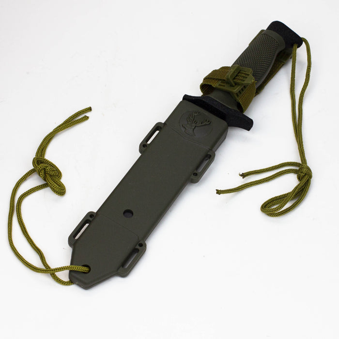 12" Heavy Duty Army hunting knife with ABS Sheath Knife