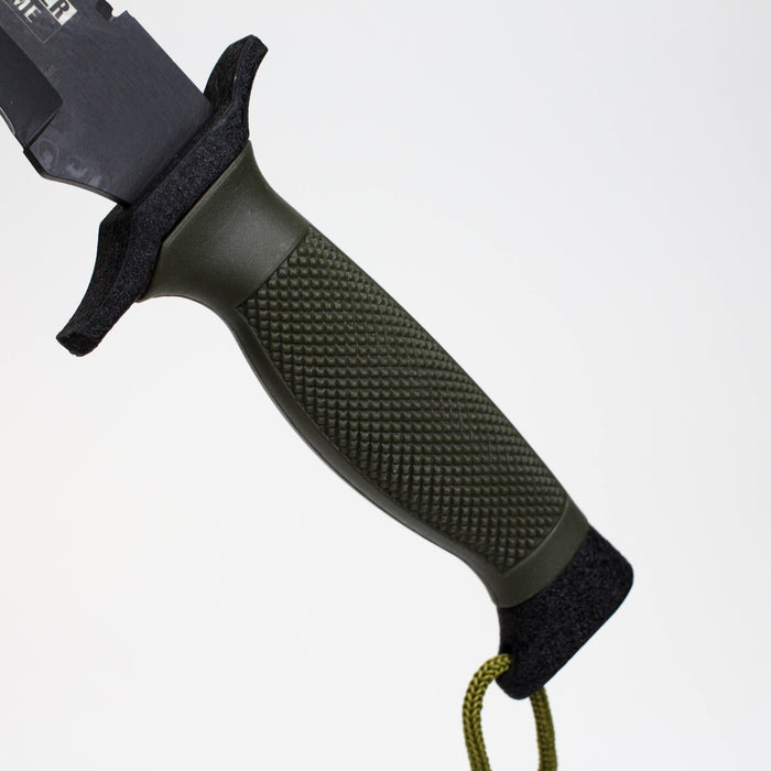 12" Heavy Duty Army hunting knife with ABS Sheath Knife